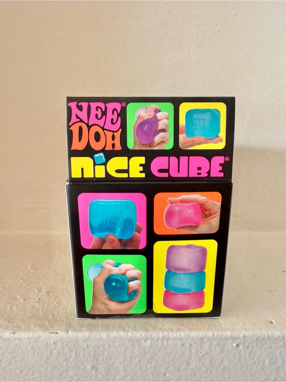 100% AUTHENTIC Schylling NeeDoh Nice Cube - Purple! Brand new, unopened!